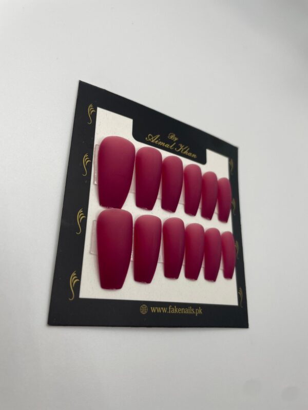 Antique Fuchsia Long Nails