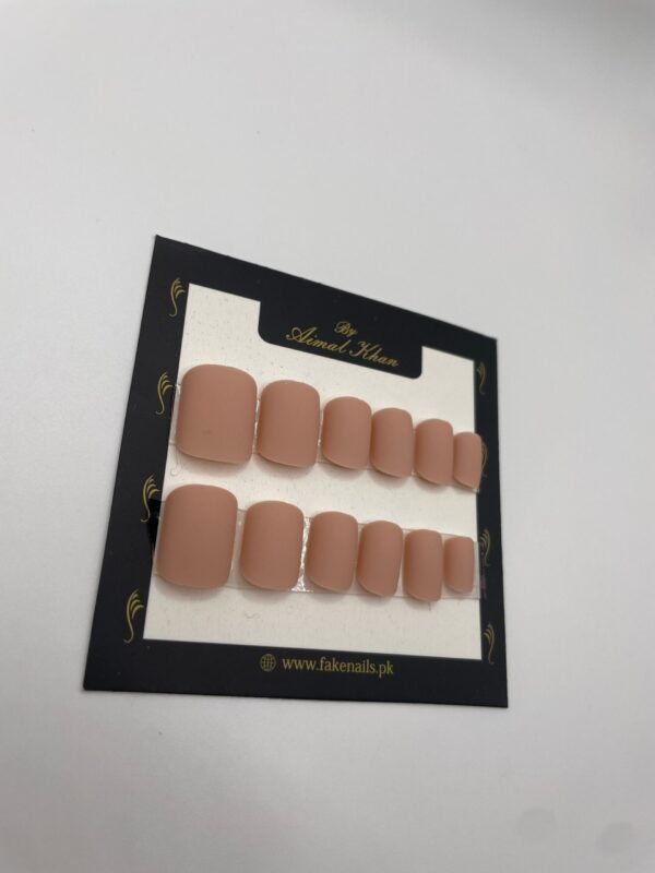Nude Skin Short Nails