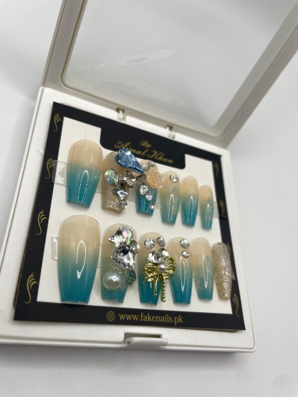 Ocean Glow Nails