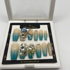 Ocean Glow Nails