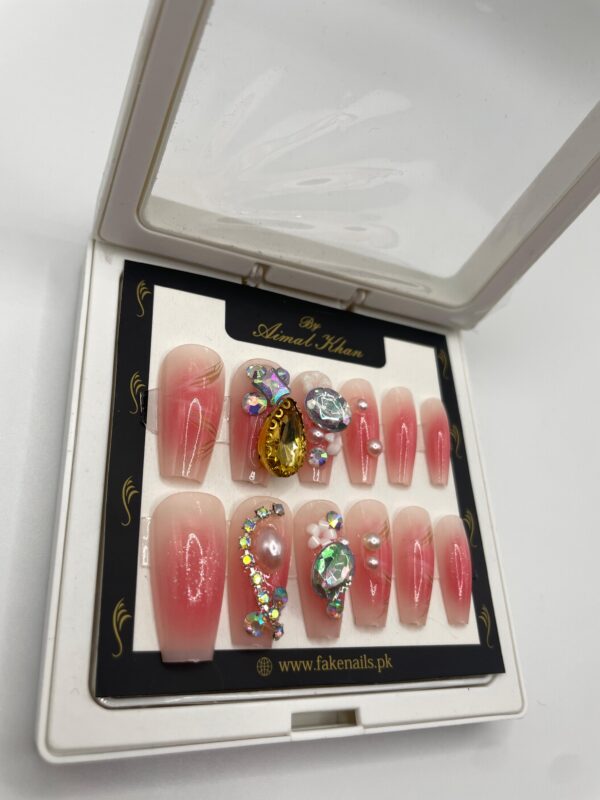 Rosy Glow Nails